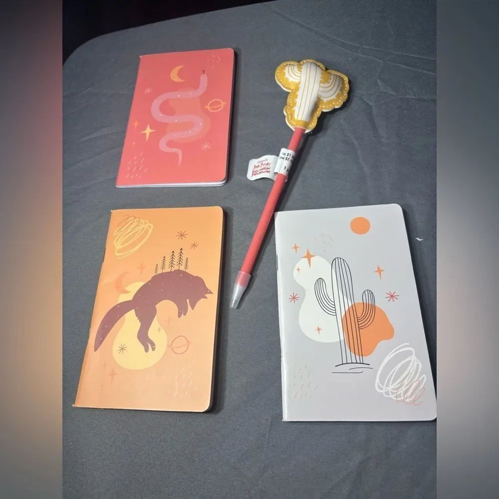 4 pc New Cactus Pen & Journal Set NWT
